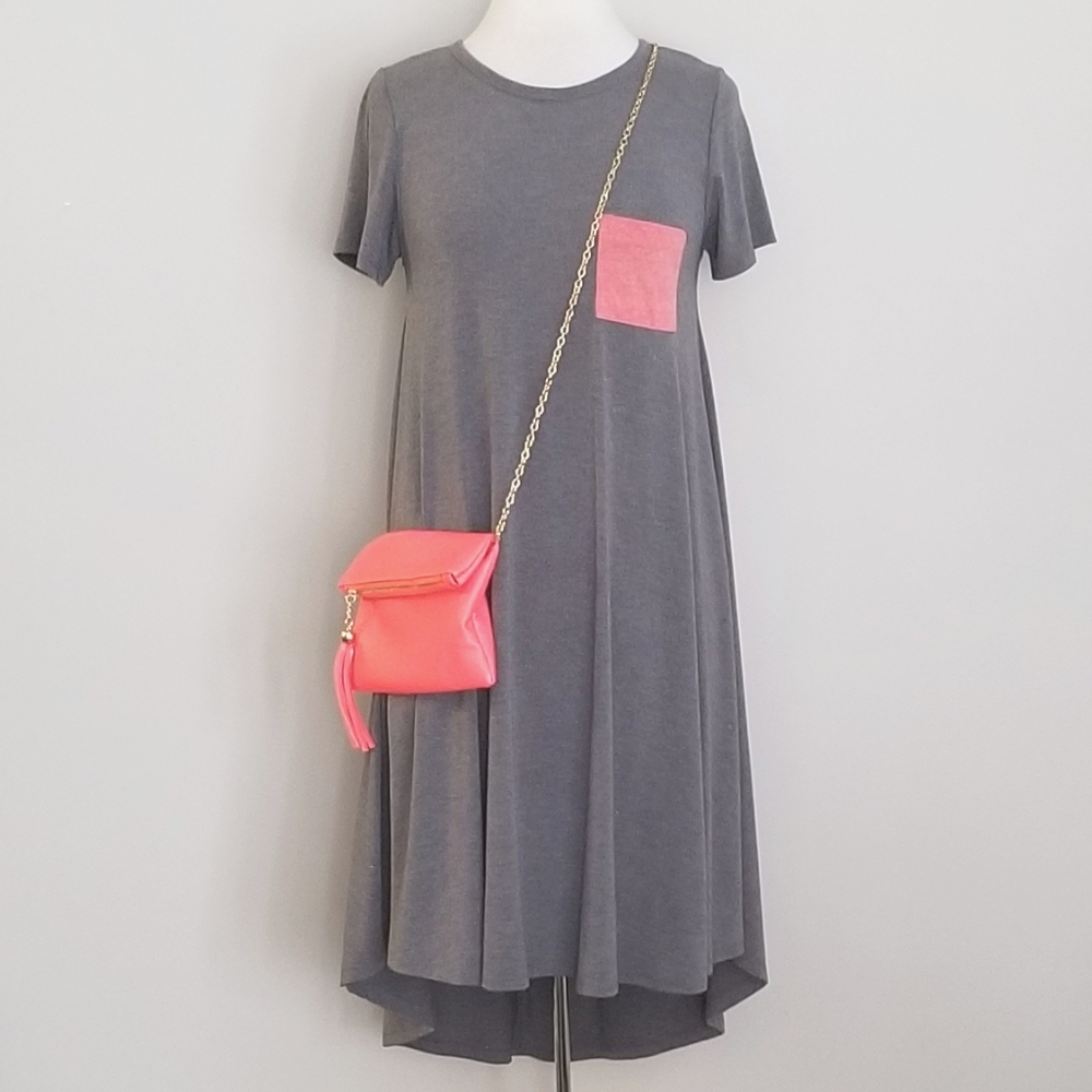 LuLaRoe High/low Dress & Street Level Purse.